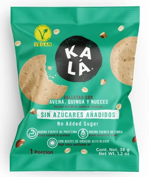 Galleta KALÁ Avena, Quinua y Nueces